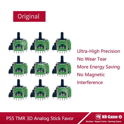 Favor For PS5 TMR Sensor 3D AnalogJoystick For PS5 Gamepad TMR Electromagnetic Joystick