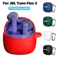Custodia per auricolari in silicone con protezione per gancio Custodia protettiva per cuffie antigoccia antiurto per JBL Tune Flex 2