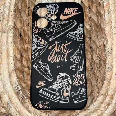 Nike Cell Phones & Accessories | Black Iphone 16 Case With Graphic Design 6.1 Inch (Diagonal) | Color: Black | Size: Iphone 16 Case Regular
