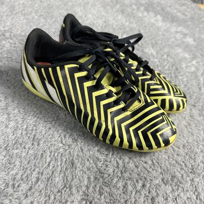 Adidas Shoes | Adidas Predator Youth Soccer Cleats 5 Yellow Black Athletic Sports Team | Color: Black/Red/Yellow | Size: 5b