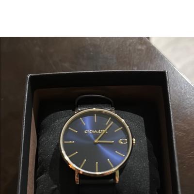 Coach Accessories | Coach Men's Black And Gold Watch | Color: Black/Gold | Size: Os