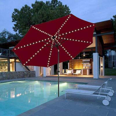 Solar-Lichterkette für Sonnenschirm – 104 LED – mit Fernbedienung – 8 Modi – IP67 – wasserdicht – Image