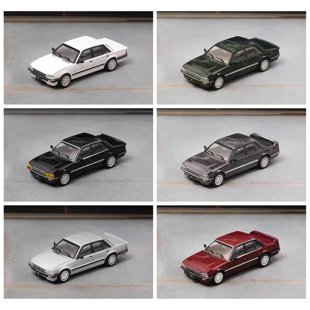 DCT 1/64 505 Modellauto, Vintage-Fahrzeug, Limousine, Druckgussauto, Sammlung, Spielzeugstation, Fahrzeug, Geschenk für Erwachsene, mit Vitrine