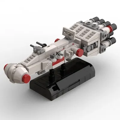 164 stücke Moc Star Schlacht Rebel Blockade Runner Micro-skala Display Modell Bausteine Ziegel Diy Image