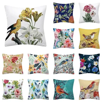 Zuhause, Wohnzimmer, Sofa, Schlafzimmer, dekorativer Kissenbezug, bunter Kissenbezug mit Image