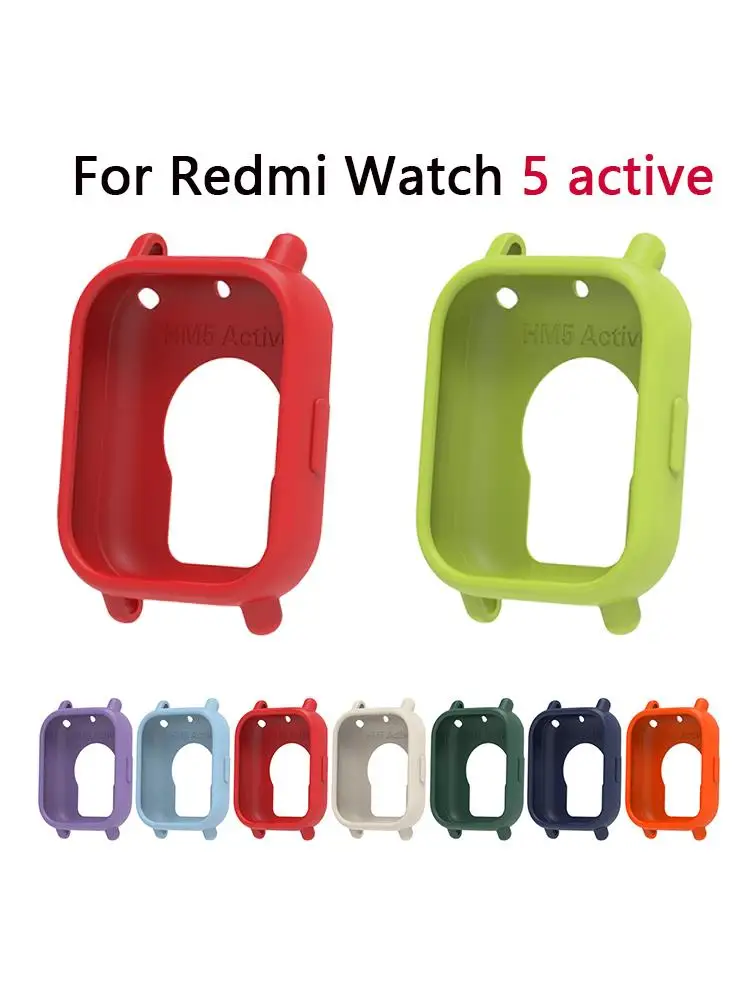 Für Redmi Uhr 5 Aktive Weiche Silikon Abdeckung Uhr Dekoration Hohl Schutzhülle Super Licht Für Redmi Uhr 5 Lite Shell Image