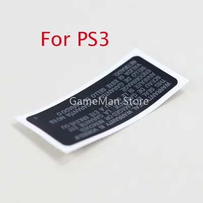 2 Stück Etikettenaufkleber für PS3 Playstations 3 Spielkonsole Gehäuse Case Shell Aufkleber Siegel Image