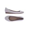 flipflop Damen Ballerinas, Gr. 37, grau, Leder