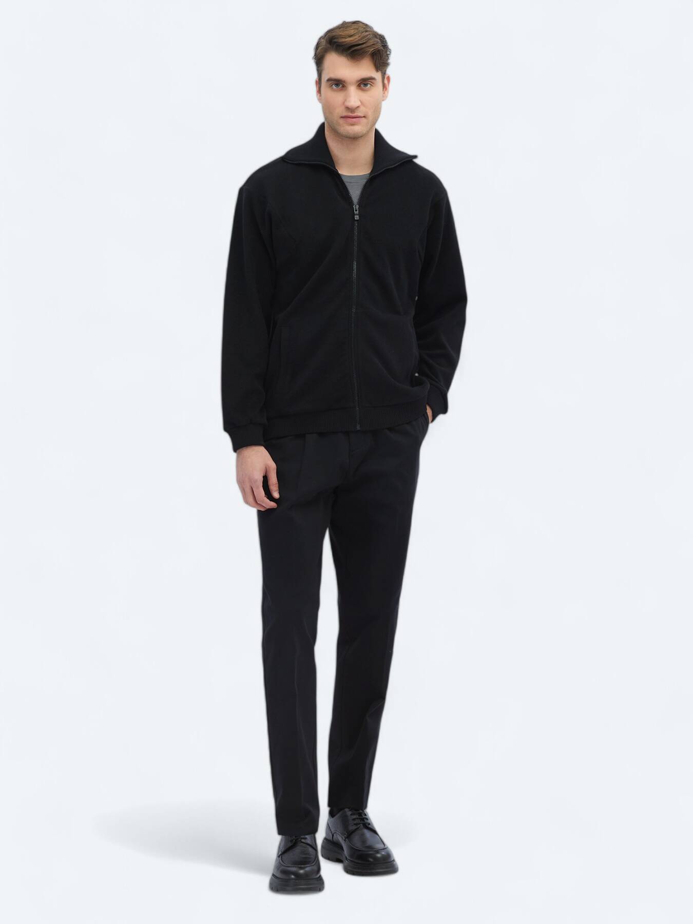 Sweatshirt mit hohem Kragen Image