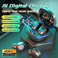 auricolari bluetooth wireless tws cuffie con display di alimentazione a LED auricolari stereo in-ear con microfono