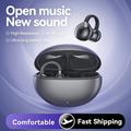 Clip auricolare con custodia di ricarica wireless, telefono vivavoce, guida Bluetooth 5.3, design ergonomico sportivo stereo per l'allenamento