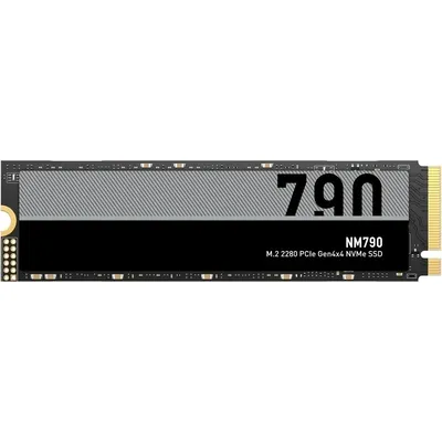 4TB NM790 SSD PCIe Gen4 NVMe M.2 2280 Internal Solid State Drive, Up to 7400/6500 MB/s Read/Write,