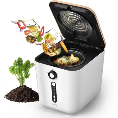 Electric Composter for Kitchen Counter, 3L Smart Kitchen Composter Countertop, Auto Home Compost