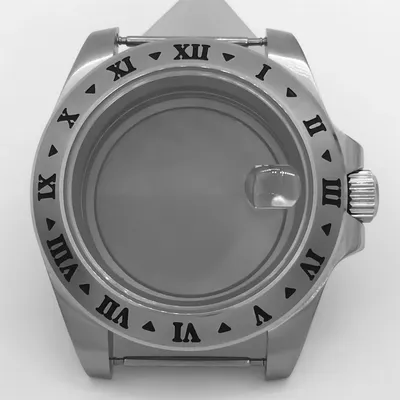 BLIGER 40mm Exp 2 Watch Case Roman Number Solid Bezel Sapphire fits NH34 NH35 NH36 ETA2824 PT5000 Miyota DG Ronda515 Movement