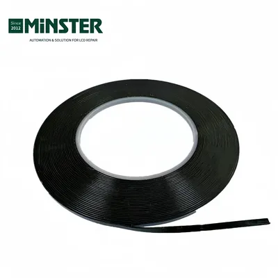 LCD LED TV Screen Matrix Display Panel Tape for Frameless TVs Double Sided Adhesive Foam Black Tape