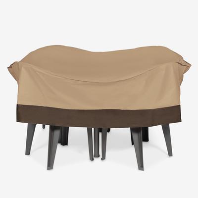 Outdoor Round Table and Chair Cover by BrylaneHome in Two Tone