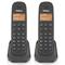 Profoon PDX620 - DECT-Telefon mit 2 Mobilteilen, Schwarz
