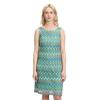 Etuikleid BETTY BARCLAY "Betty Barclay Etuikleid ohne Arm", Damen, Gr. 48, Normalgrößen, bunt (blau, grün), Obermaterial: 96% Polyester, 2% Polyester metallisiert, 2% Polyamid. Futter: 100% Polyester., festlich, ausgestellt kurz, U-Boot-Ausschnitt,...