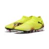 Fußballschuh PUMA "FUTURE 8 PRO FG/AG Fußballschuhe Erwachsene", Gr. 43, gelb alert schwarz sun struck pink, Obermaterial: Synthetik, Textil; Futter: Synthetik, Textil; Innensohle: Textil; Laufsohle: Synthetik, Schuhe