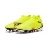 Fußballschuh PUMA "FUTURE 8 PRO FG/AG Fußballschuhe Damen", Gr. 42, gelb alert schwarz sun struck pink, Obermaterial: Synthetik, Textil; Futter: Synthetik, Textil; Innensohle: Textil; Laufsohle: Synthetik, Schuhe