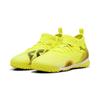 Fußballschuh PUMA "FUTURE 8 MATCH TT Mid Fußballschuhe Jugendliche", Kinder, Gr. 36, gelb alert schwarz sun struck pink, Obermaterial: Synthetik, Textil; Futter: Synthetik, Textil; Innensohle: Textil; Laufsohle: Gummi, Schuhe