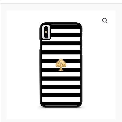 Kate Spade Cell Phones & Accessories | Katespade Black White Stripes Iphone X/Xs | Iphone Xs Case Nwt | Color: Black/White | Size: Iphone Xs/X