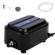 fishkeeper Quiet Air Pump for Aquarium, 5W Dual Hole Air Pump for Aquariums up to 370L, Air Flow 250LPH
