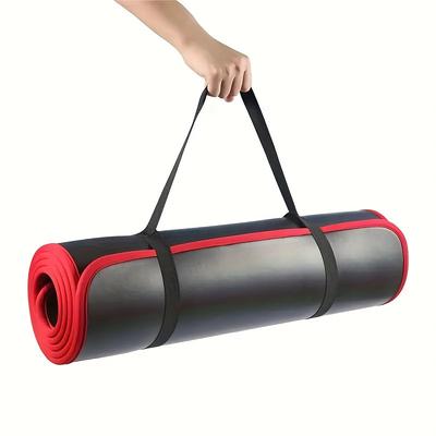 TEMU 1pc Extra- Non-slip Yoga Mat - Waterproof High-density Fitness Pad, For Pilates And Fitness, Bodybuilding Image