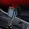 Starlight Retractable Car Charger,120W 4-in-1 Car Accessories,USB-C Fast Car Phone Charger Adapter