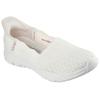 Slip-On Sneaker SKECHERS "SEAGER-BELIEVE IT", Damen, Gr. 37, weiß (sanftes weiß), Textil, modisch, Schuhe, Slipper, Reha Schuh mit Handsfree Slip-ins Funktion, Topseller