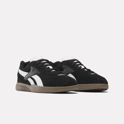 Sneaker REEBOK CLASSIC "HAMMER STREET", Gr. 45, schwarz, chalk, gum, Leder, Synthetik, sportlich, Schuhe Image