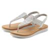 Badesandale VENICE BEACH "Sommerschuh", Damen, Gr. 36, grau, Obermaterial: 100% Textilmaterial. Futter: 100% Lederimitat. Decksohle: 100% Synthetik. Laufsohle: 100% Synthetik, unifarben, feminin, Schuhe, Sandale, Badeschuh, Sommerschuh, Zehentrenner...