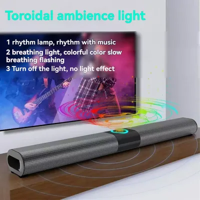 Wireless Bluetooth Bar Speaker System Super Power Speaker Wired Wireless Surround Stereo Home Theater TV Projector CP