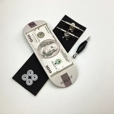 34mm Pro Fingerboard with Pro Level Parts ,Wood Deck (34x100mm),CNC Wheels and Trucks