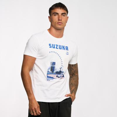 Ayrton Senna Legacy F1 Suzuka Circuit Grafik T-Shirt – Unisex Image
