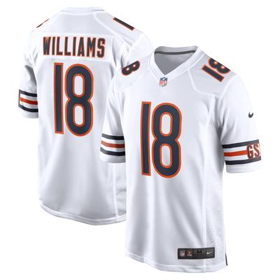 Chicago Bears Nike Game Auswärtstrikot - NFL 2024 Draft Erstrunden-Pick - Weiß - Caleb Williams - Herren Image