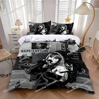 Customisable 3D Print T-Taylors Adult Boy Girl Bedroom Decoration Duvet Cover Pillowcase T-TaylorS
