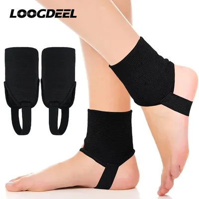 Loogdeel 1Pair Ankle Guard Protectors Pad Adult Soccer Football Volleyballs Double Side Children