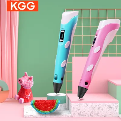 3D Pen For Children 3D Drawing Printing Pen with LCD Screen With PLA 1.75mm Filament Toys for Kids