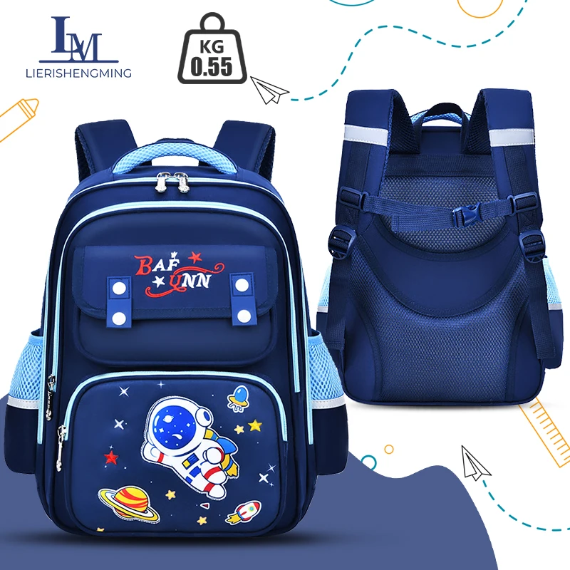 Sac à Dos Ergonomique Astronome pour Enfant Garçon et Fille, Cartable d'École Primaire, Maternelle