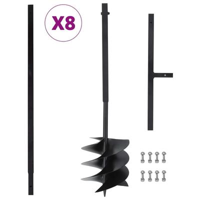 vidaXL Ground Drill with Handle 1
