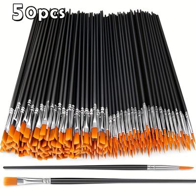 TEMU For A Time! Set Of 50 High-quality Nylon Brushes Made Of Plastic Image