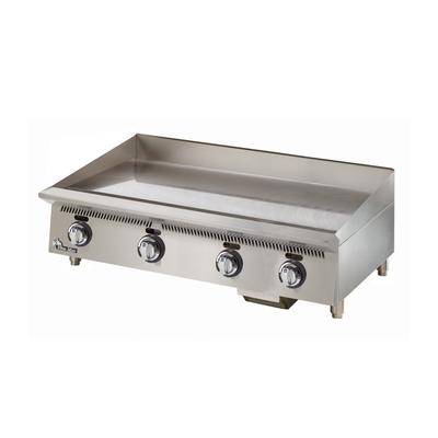 Star 848MA LP 48" Ultra-Max Gas Commercial Griddle w/ Manual Controls - 1" Steel Plate, Liquid Propane, Stainless Steel, Gas Type: LP