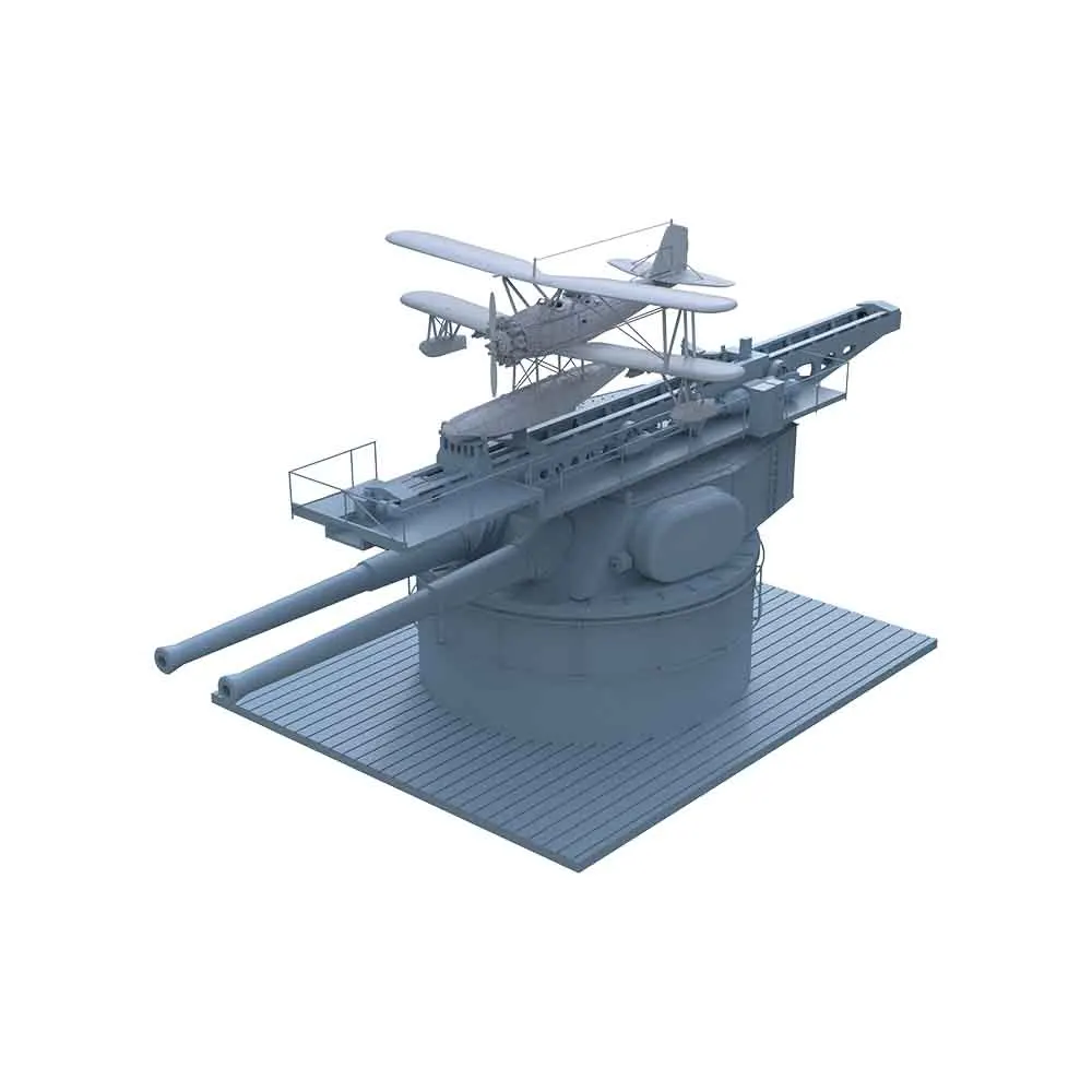 Yaos studio lyr227dx 1/144 1/72 militärisches modell kit usn wyoming klasse flugzeug katapult & o3u corsair spy flugzeug 1set Image