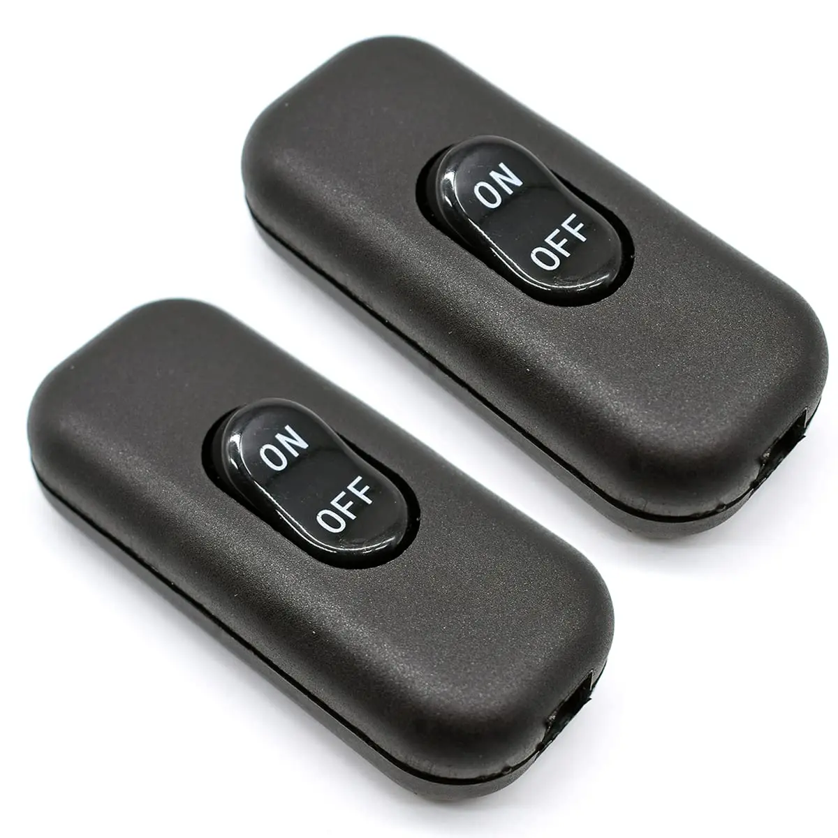 Inline-Kabelschalter, Inline-Kabel-Geräteschalter mit Knopf, AC 250 V, 6 A, Lampensteuergeräteschalter, Wippschalter, Steuerkabel Image