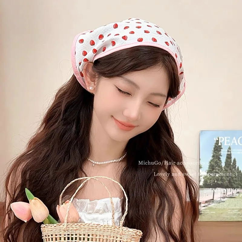 Awaytr frische Blumen Dreieck Schal Büro Dame Handgelenk Haar gummi Snood Foulard Stirnband Schals und Wraps Halstuch Image