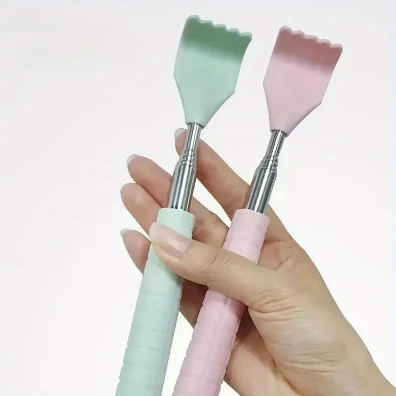 Tragbares, einziehbares Rückenkratzmassagegerät, tragbar und praktisch für die Massage, leicht zu lindern Juckreiz. Image