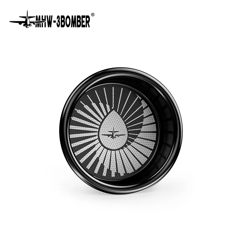 MHW-3BOMBER 18 g JusBean Filterkorb, Kaffeefilterkorb aus Edelstahl, kompatibel mit 58 mm Espresso-Siebträger, Kaffeewerkzeug