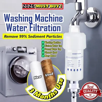 5'' PRE FILTER Water Filter Cartridge Washing Machine Filter Toilet Water Heater Sediment Filter Shower Replacements Pre-filter