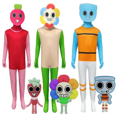 2025, Überlebens-Horrorspiel, Dandy's World, für Kinder, Halloween-Kostüm, Kind, Dandy Sprout Finn, Image